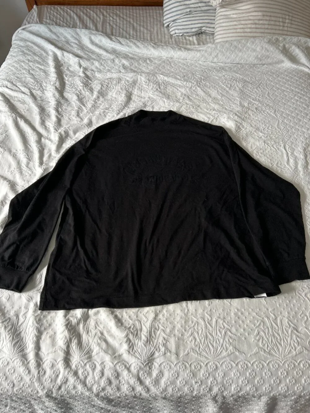 Fear of God Essentials Men's Jet Black Long Sleeve T-Shirt Size L NWT